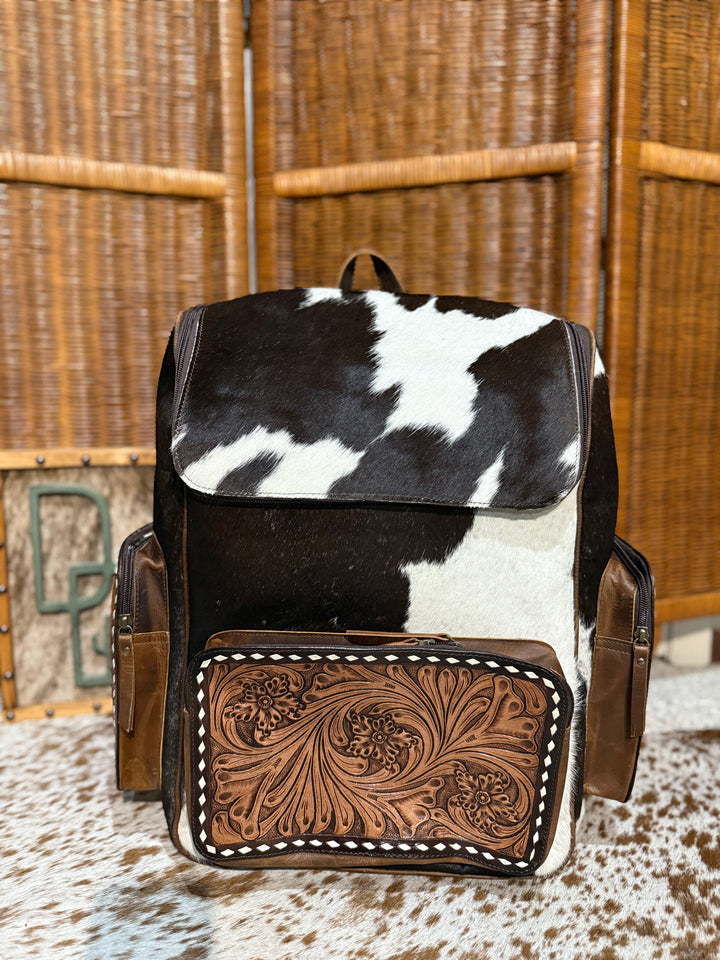Evangeline Cowhide Backpack #53