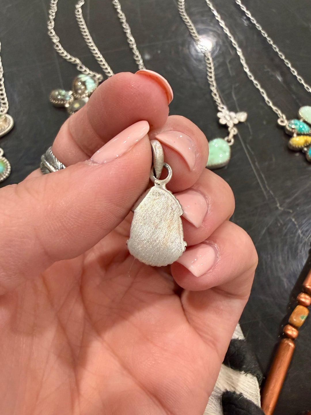 Turquoise Dainty Pendant #6