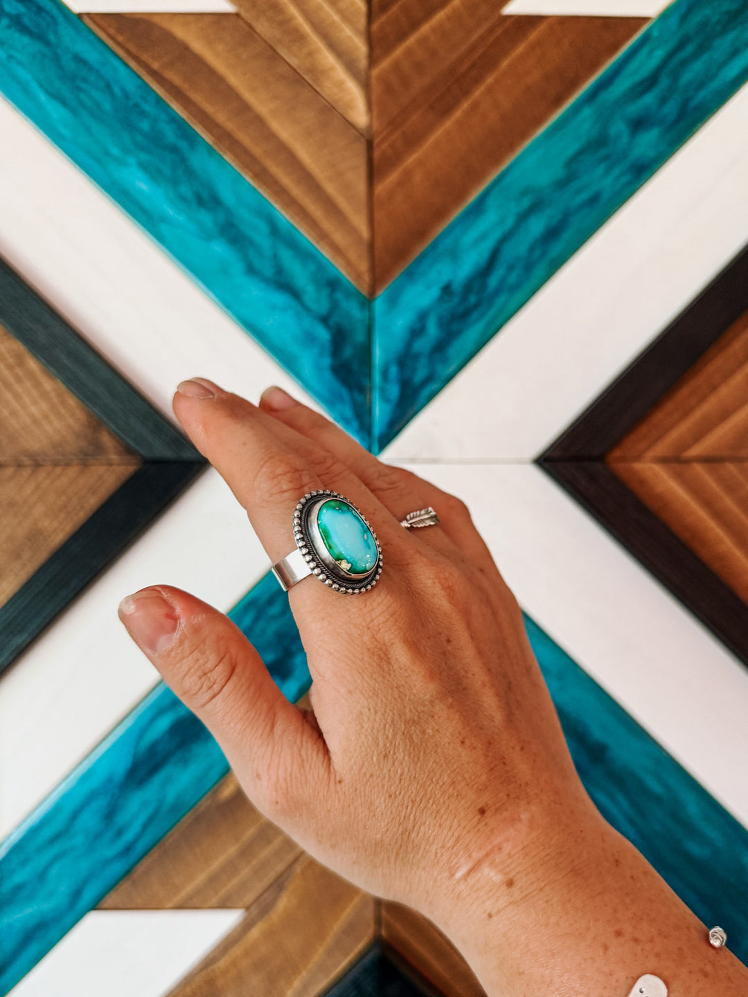 Antionette Sonoran Gold Adjustable Ring
