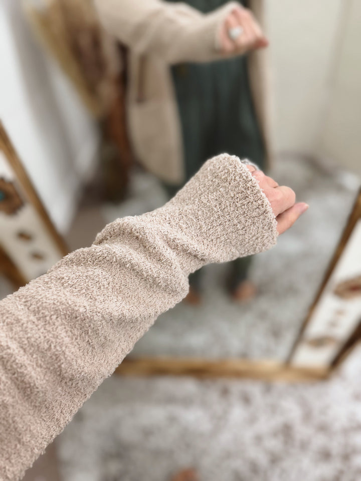 Comfort Cardigan: Oatmeal