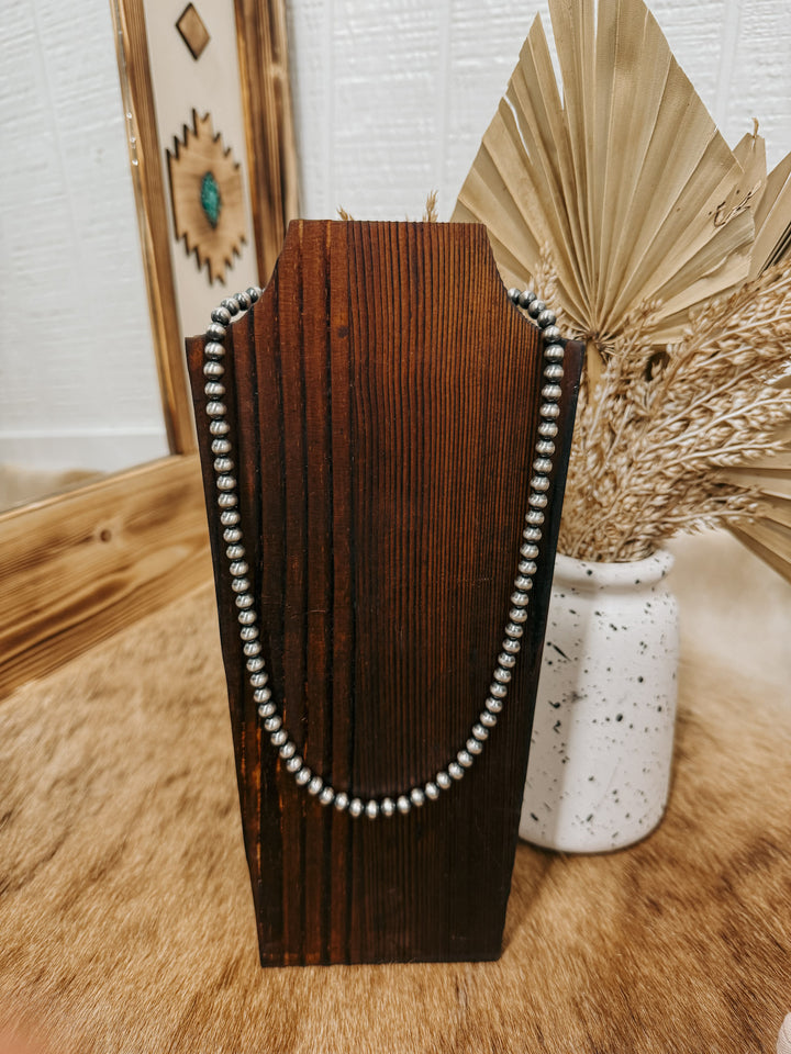 6mm 20” Navajo Pearl Necklace