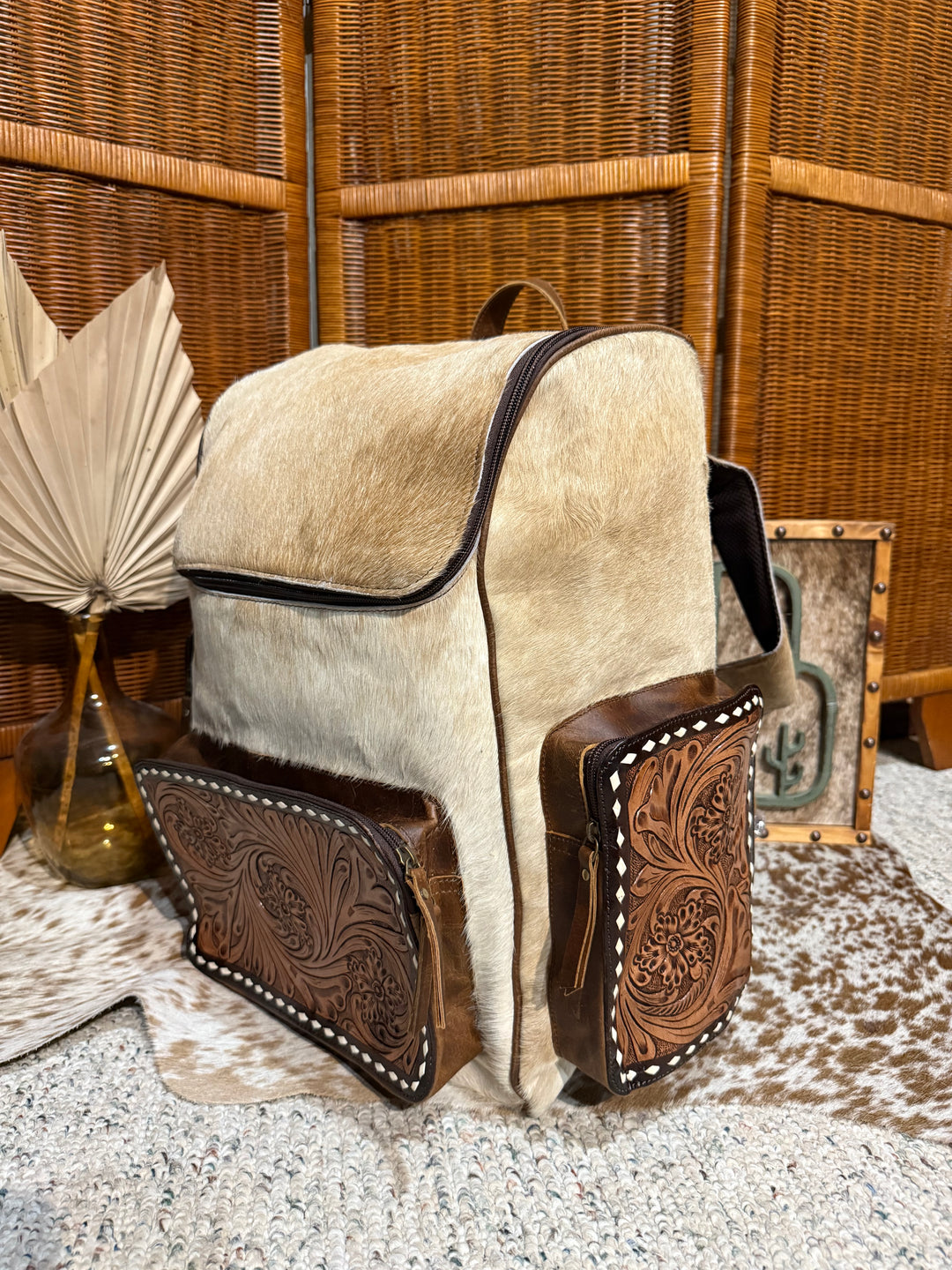 Evangeline Cowhide Backpack #70