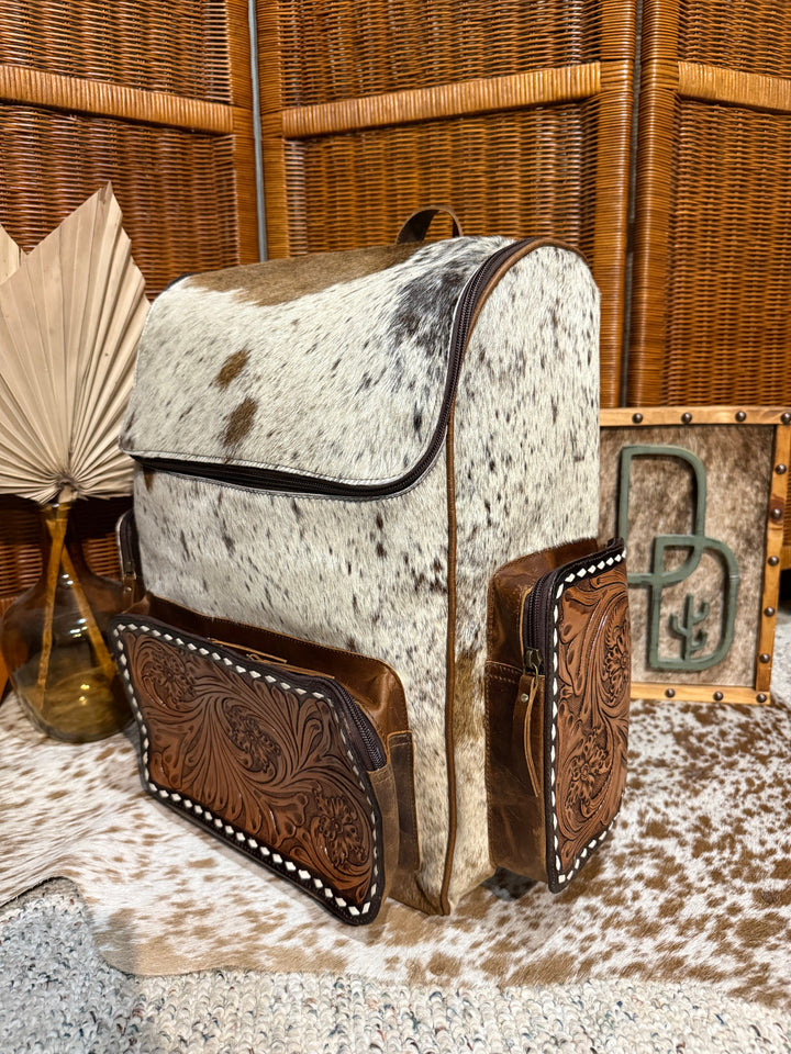 Evangeline Cowhide Backpack #77