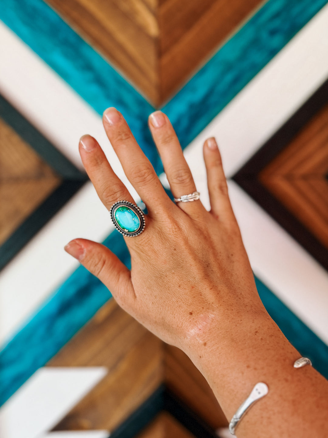 Antionette Sonoran Gold Adjustable Ring