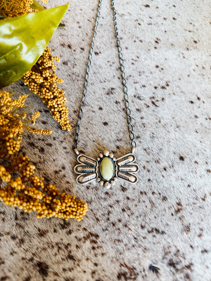 Sonoran Turquoise Wing Necklace #2