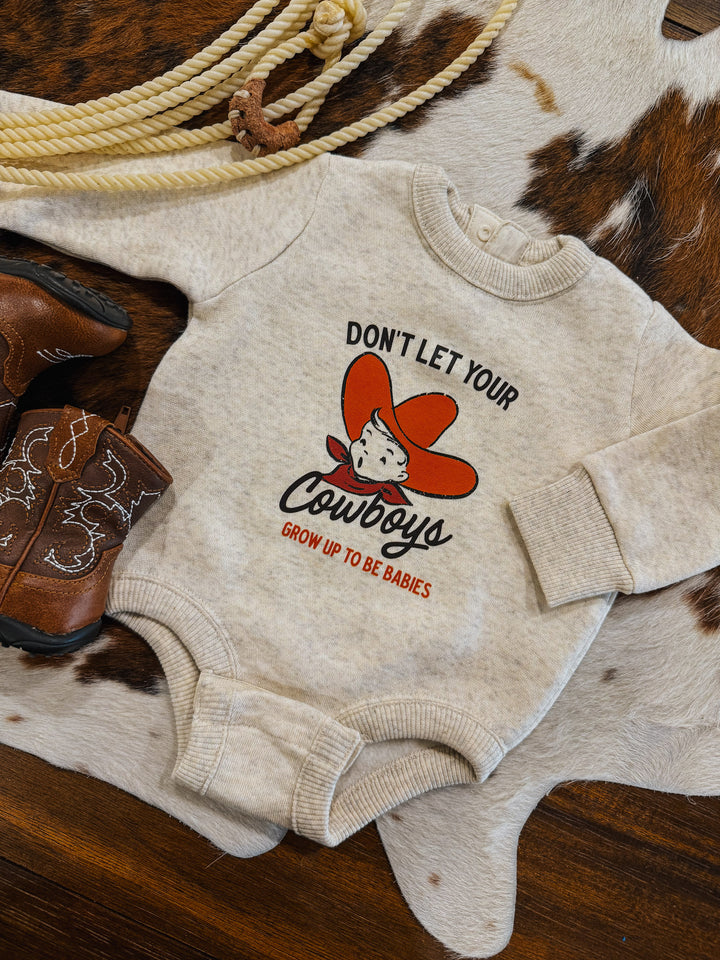 Don’t Let Your Cowboys Sweatshirt/Onesie