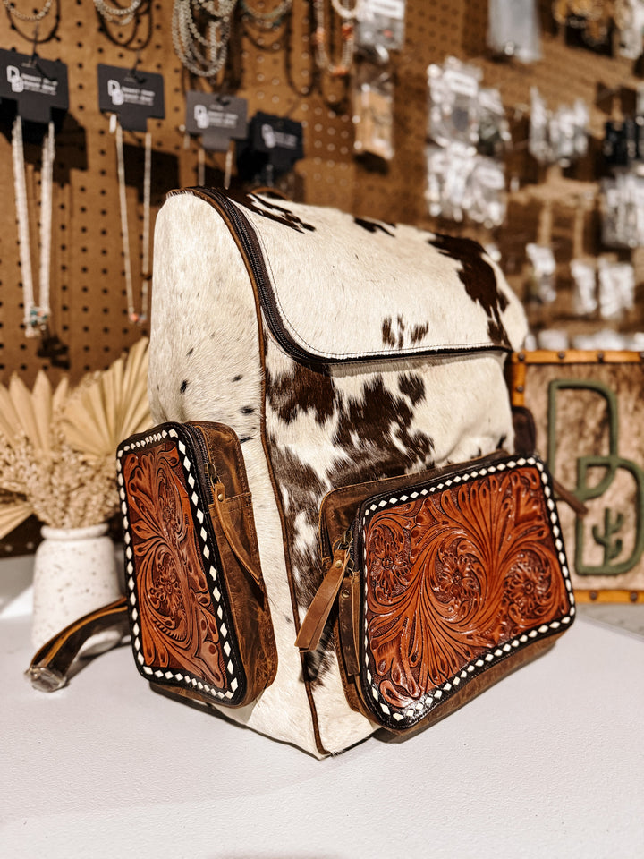Evangeline Cowhide Backpack #22