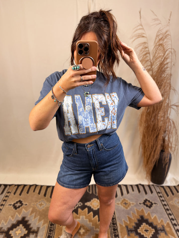 Amen Floral Tee