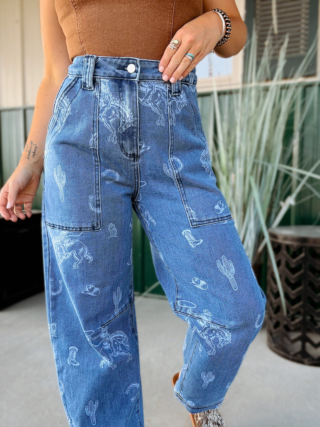 Bleacher Babe Barrel Jean