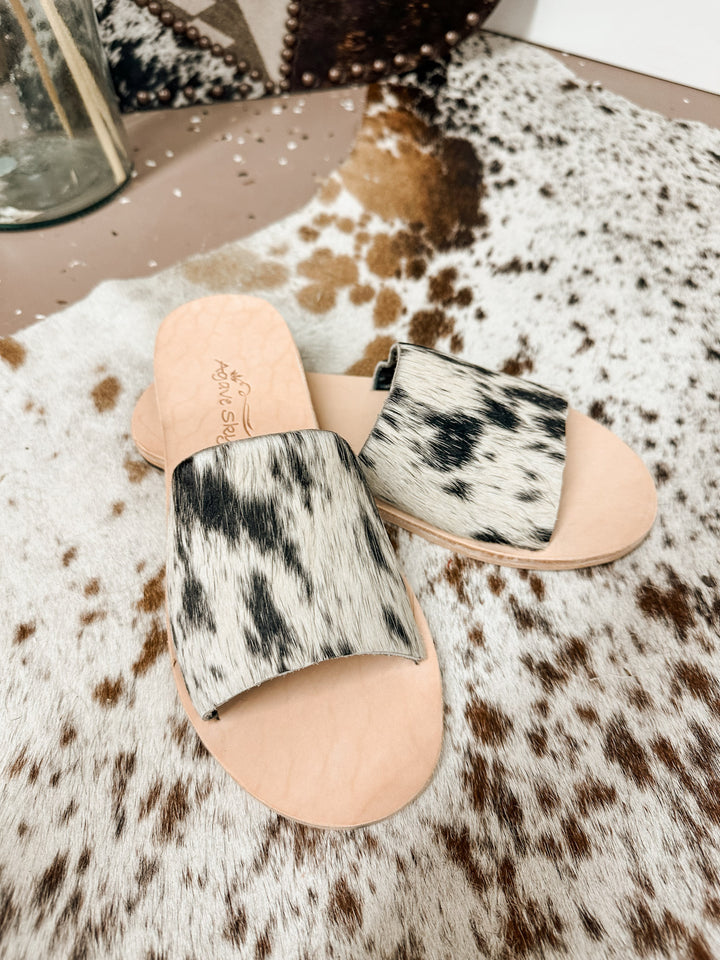 Agave Sky Cowhide Sandals 7 #8