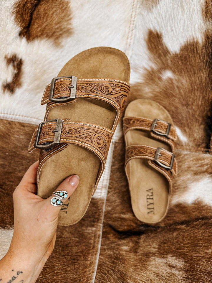 Darla Tooled Sandals