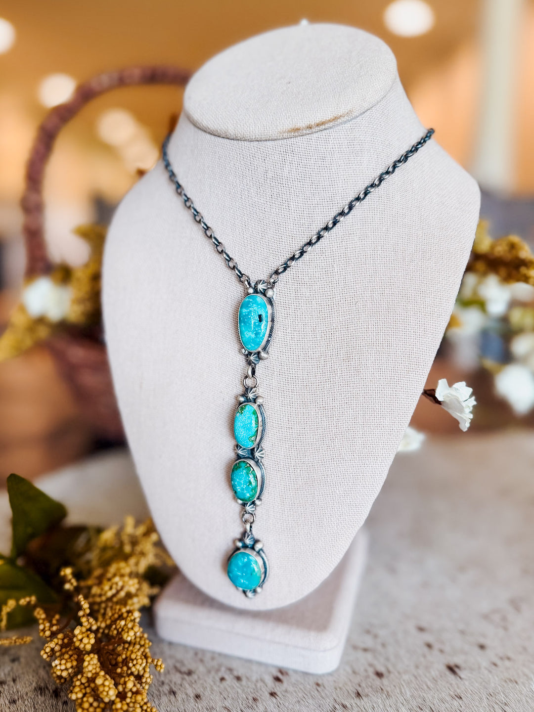 Sonoran Gold Lariat Necklace #2