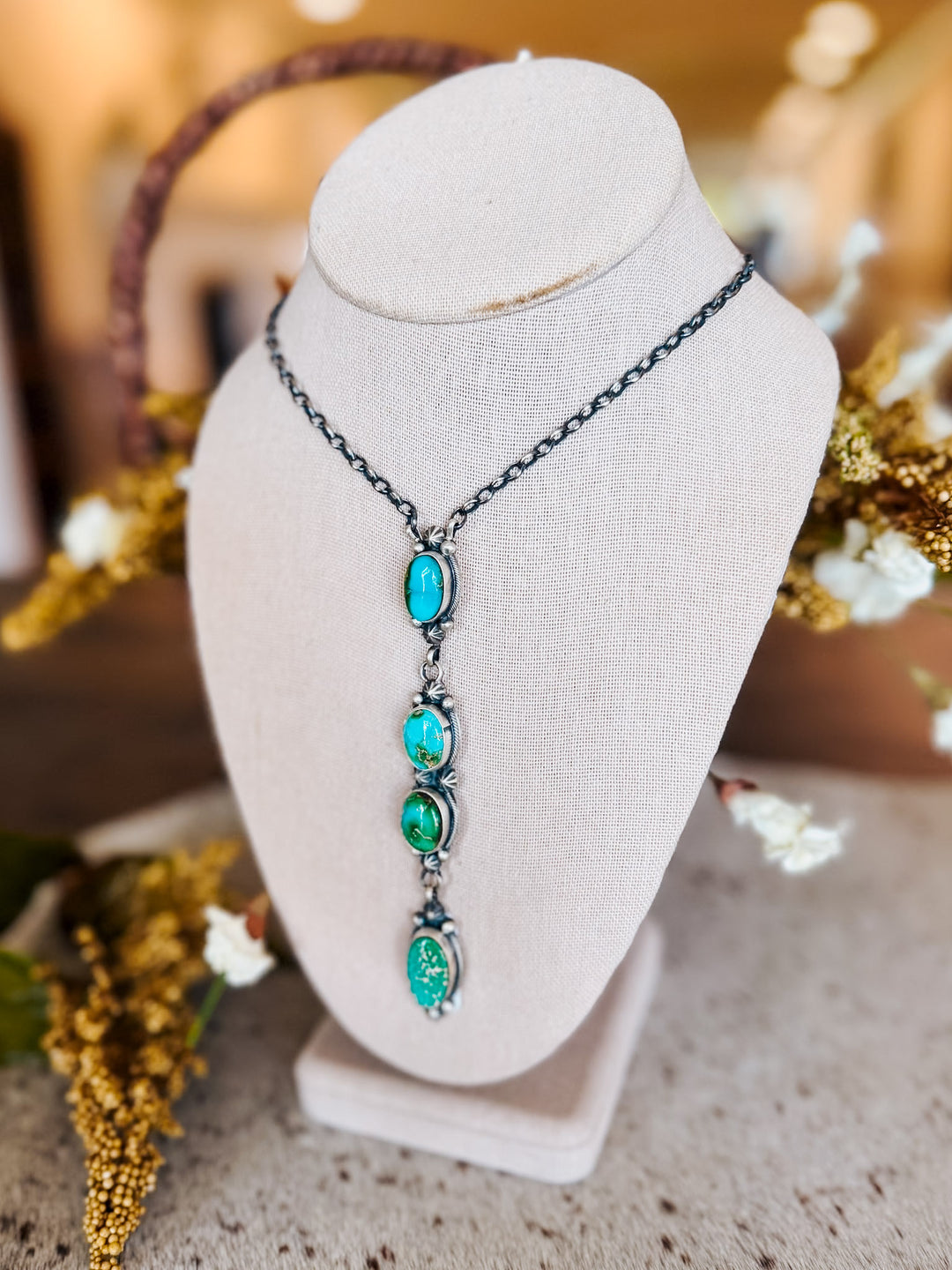 Sonoran Gold Lariat Necklace #1