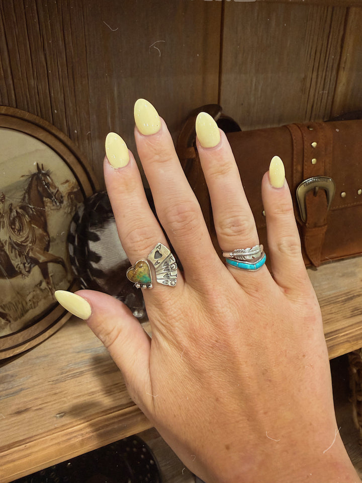 Hand of Hearts Ring - Adjustable