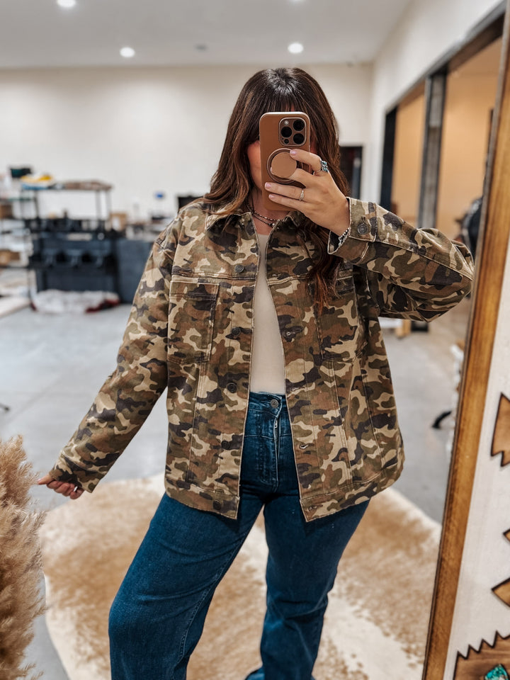 Camo Oversized Jacket