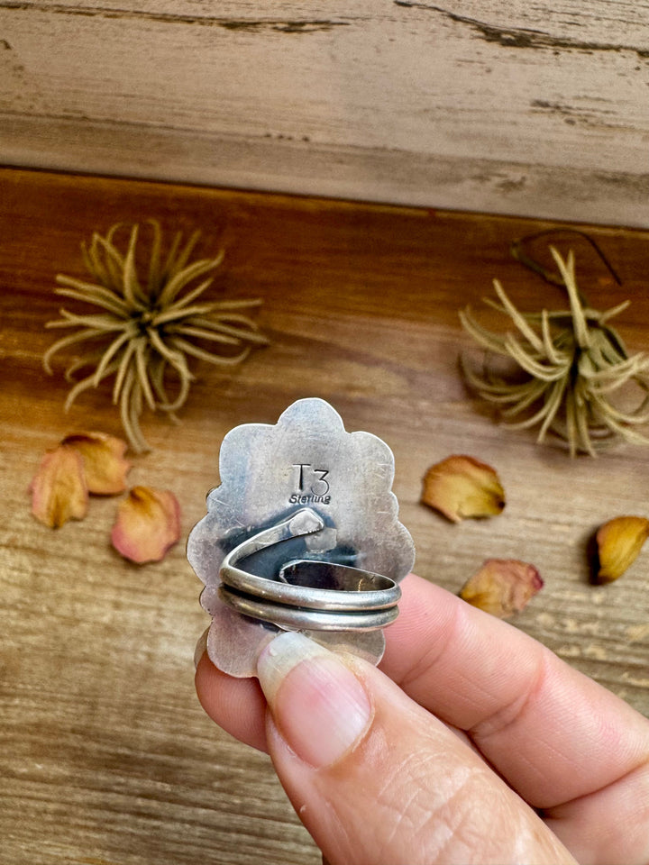 Pink Dahlia Adjustable Ring – Tia Long