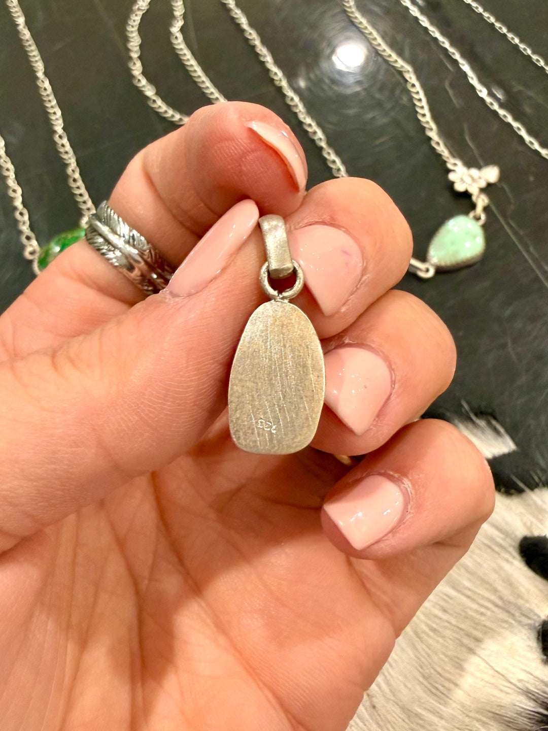 Turquoise Dainty Pendant #9