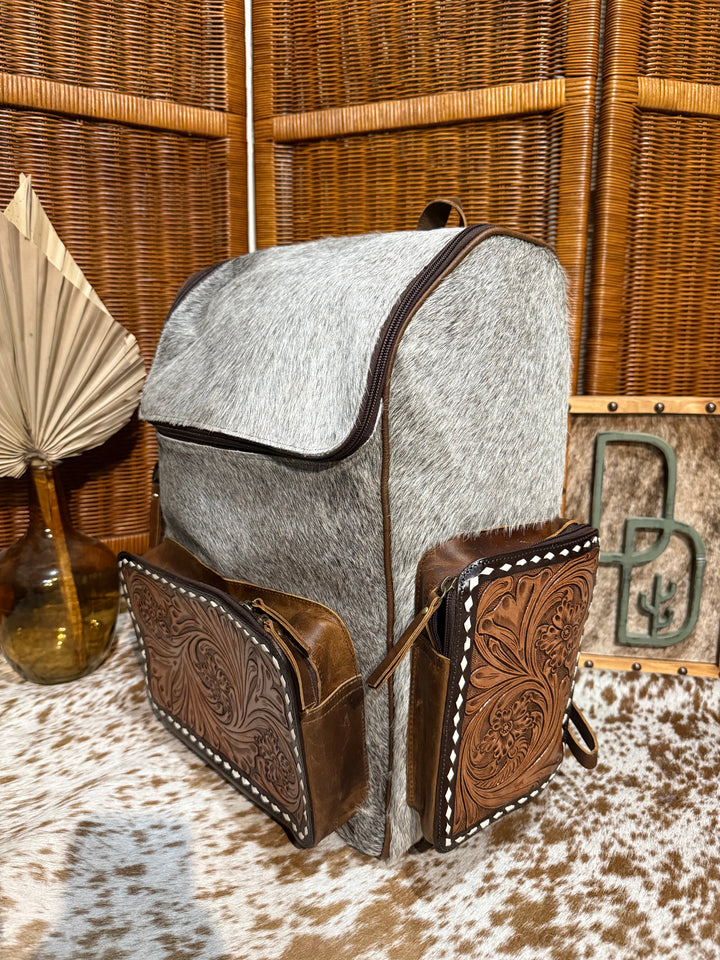 Evangeline Cowhide Backpack #61
