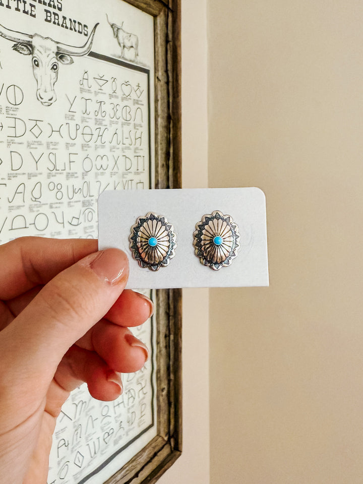 Clarity Concho Earrings