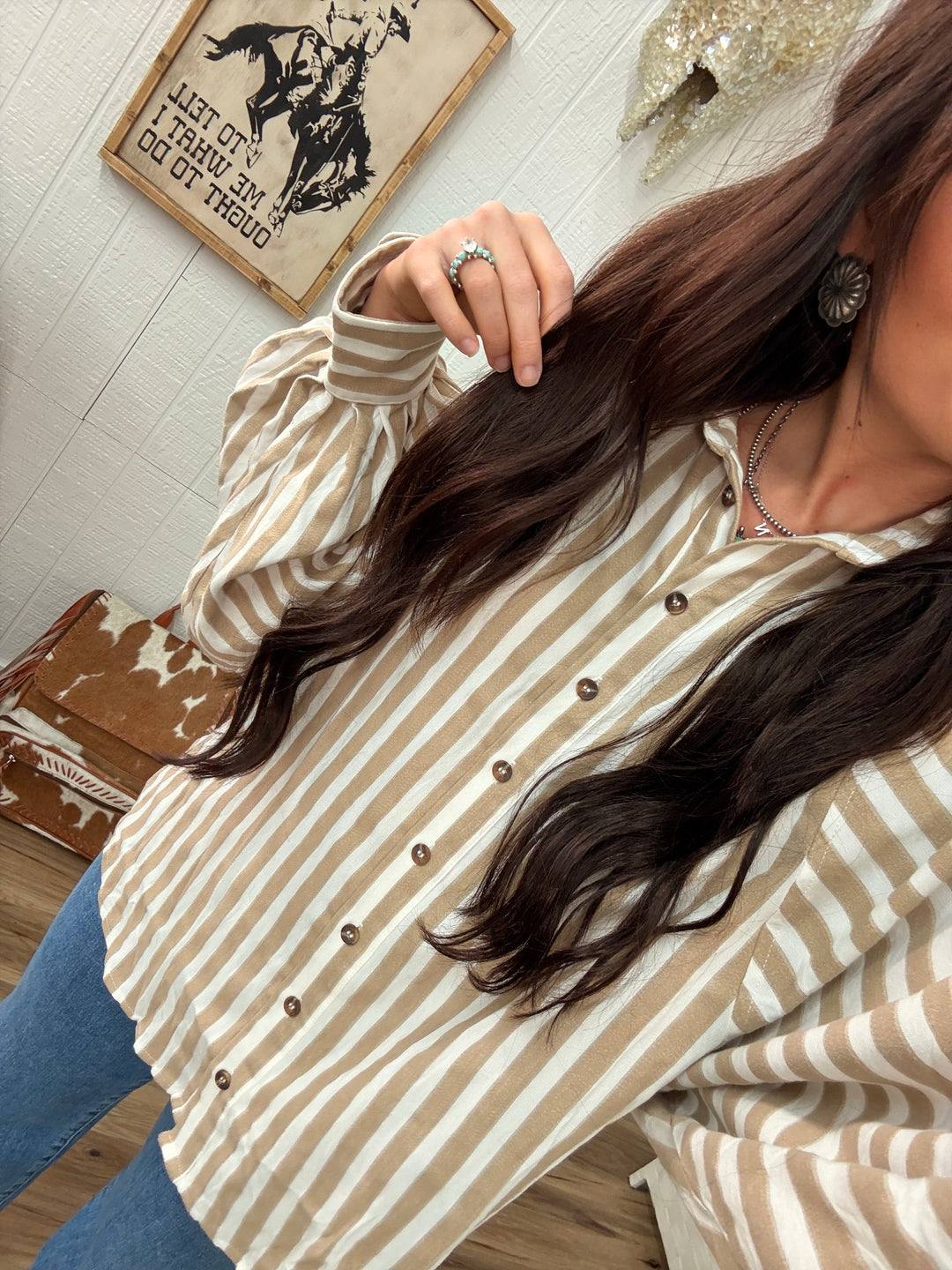 Corral Striped Top