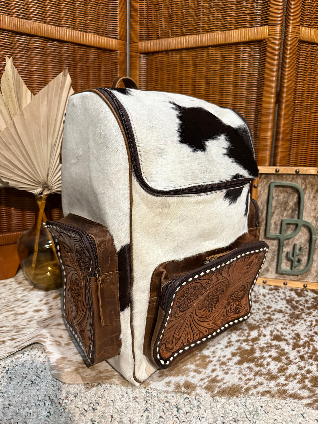 Evangeline Cowhide Backpack #85