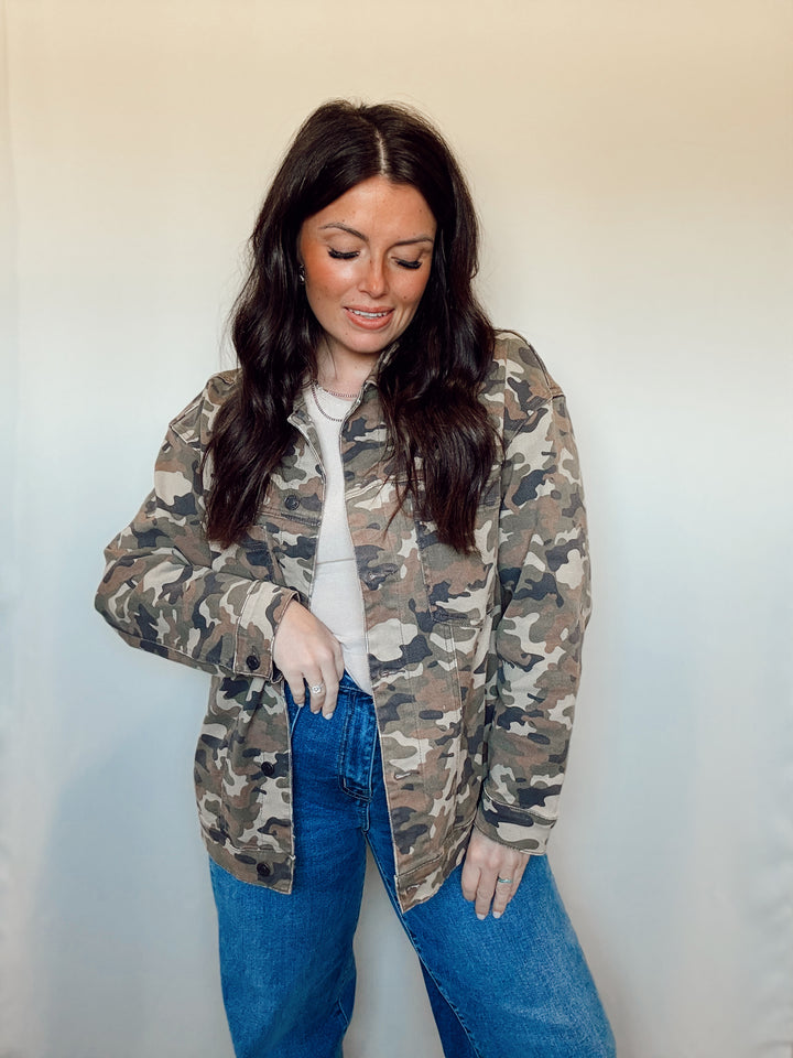 Camo Oversized Jacket