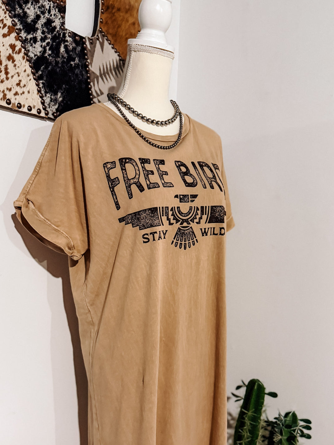 Free Bird Tee Shirt Dress