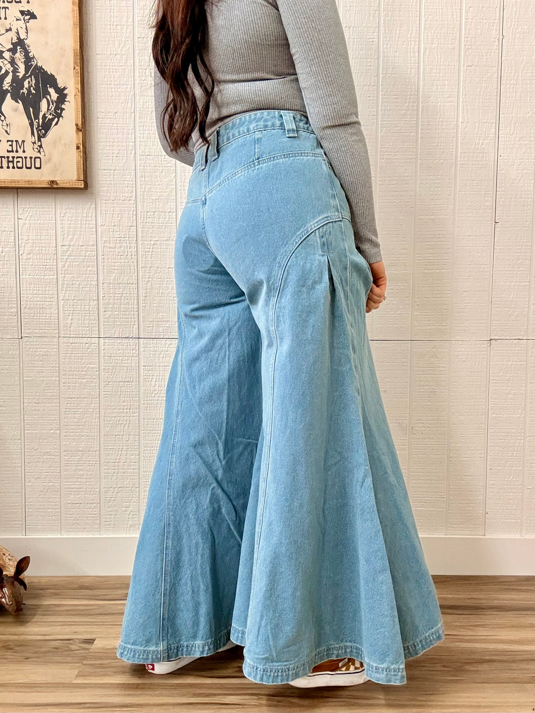 Wild Bloom Wide Leg Jeans