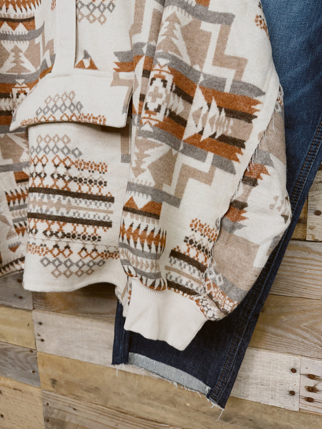 Aztec Pullover Sweatshirt