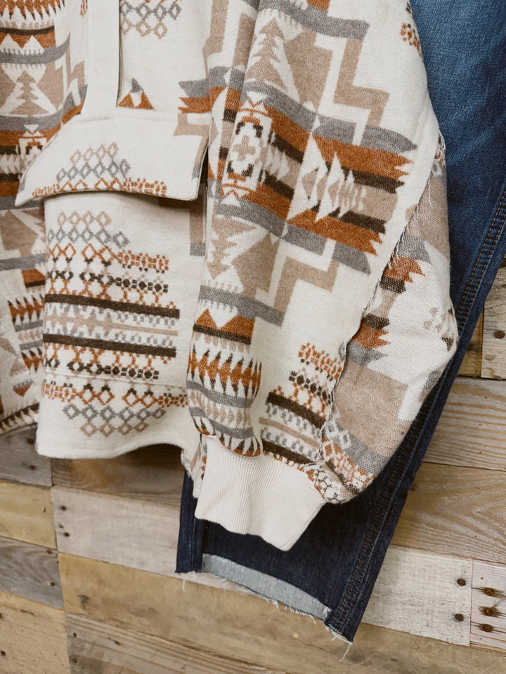 Aztec Pullover Sweatshirt