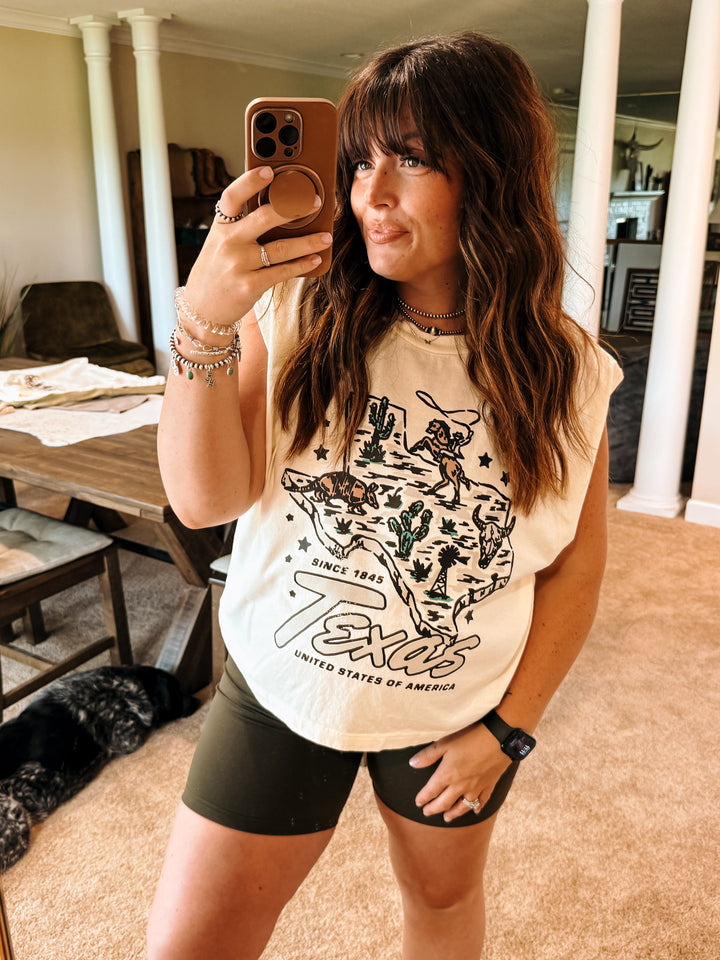 Texas 1845 Boyfriend Tank