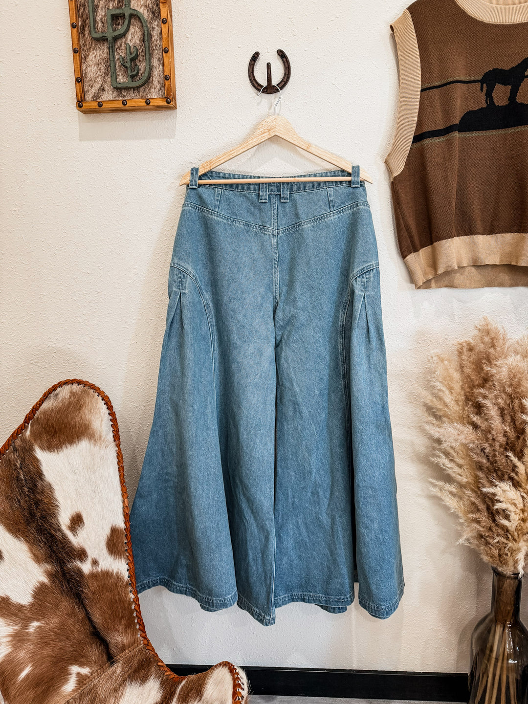 Wild Bloom Wide Leg Jeans