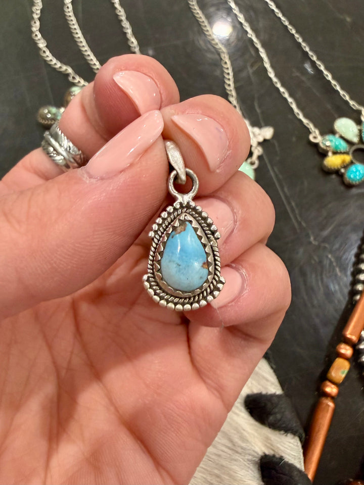 Turquoise Dainty Pendant #6