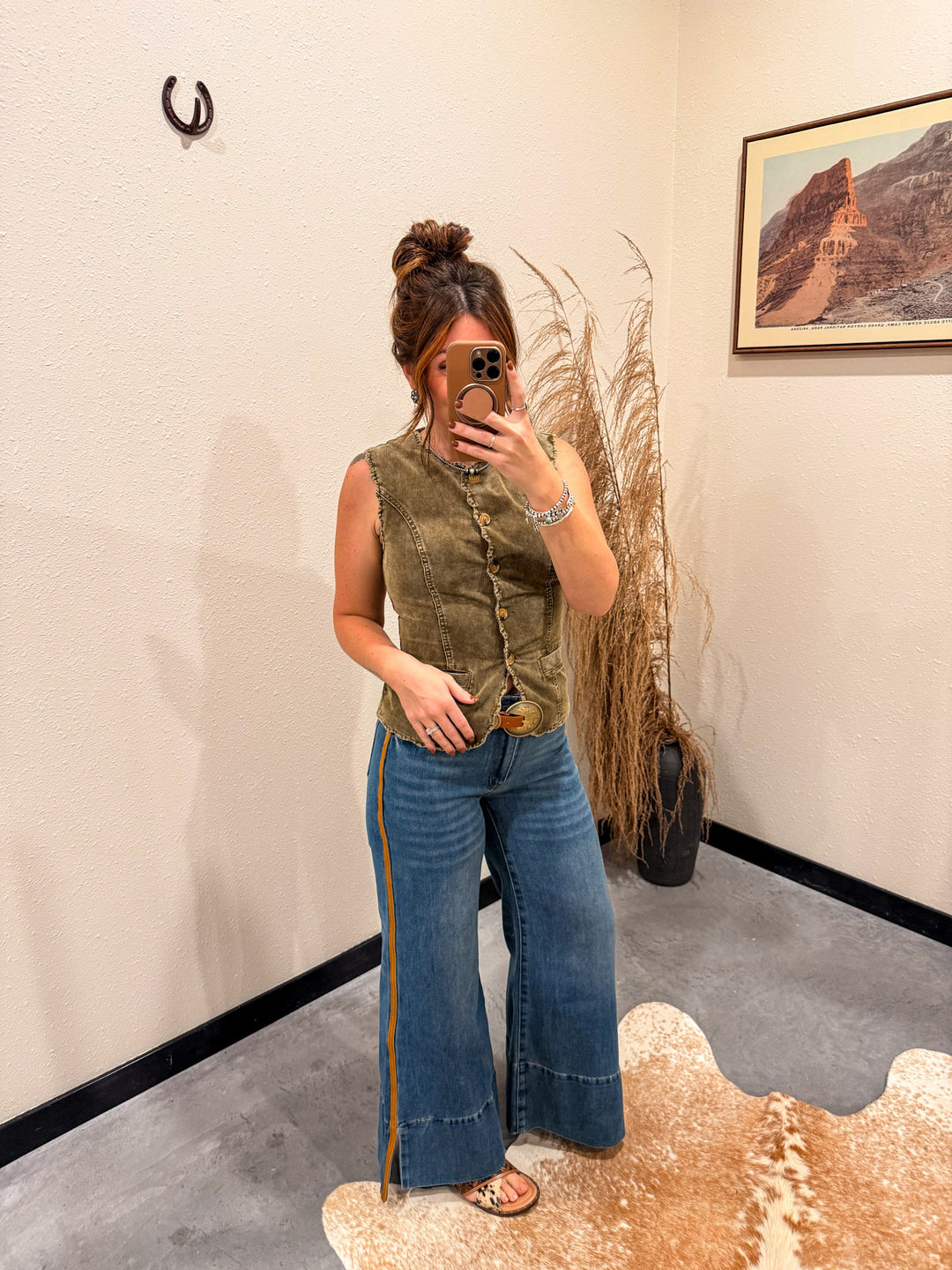 Saddle Britches Wide Leg Jeans