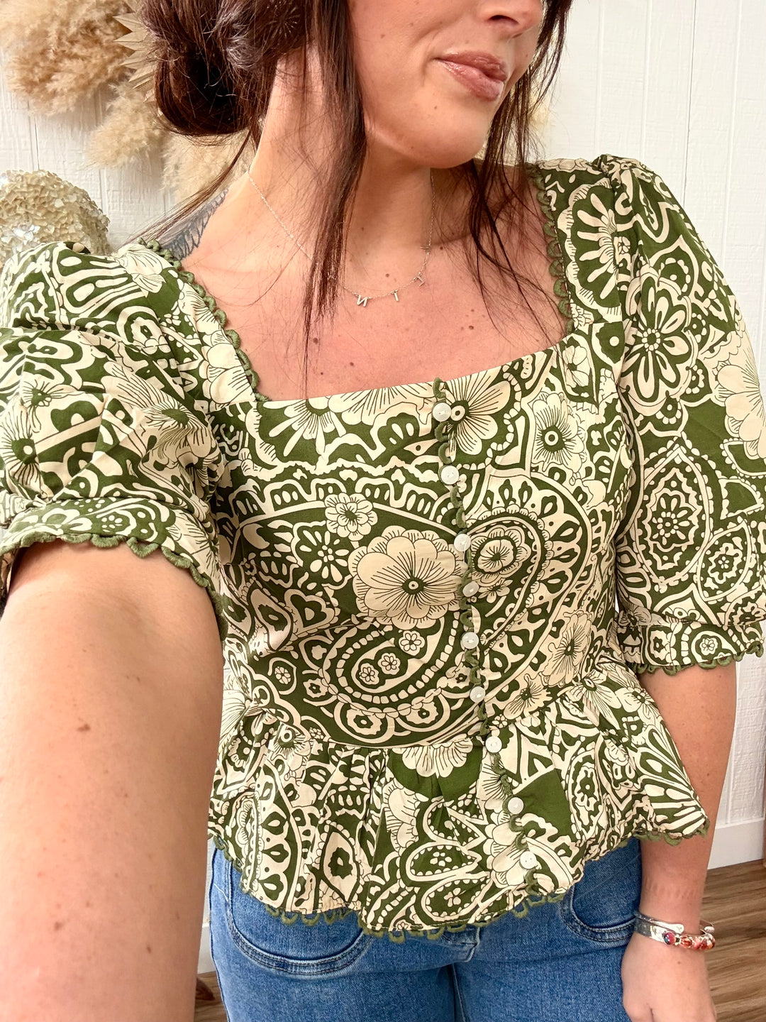 Hazel and Sage Top