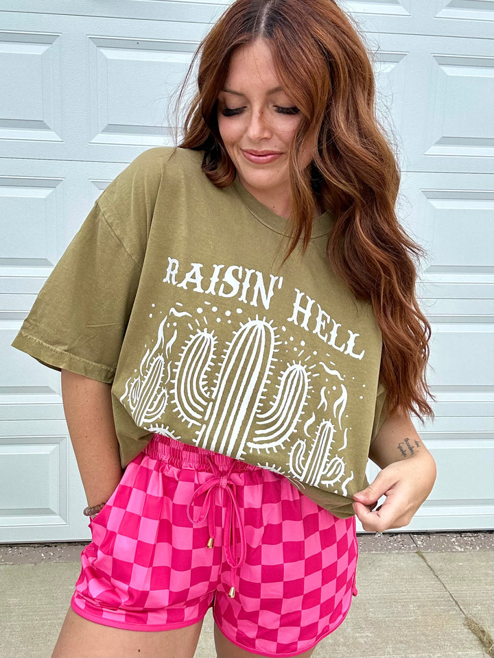 Raisin’ Hell Oversized Tee