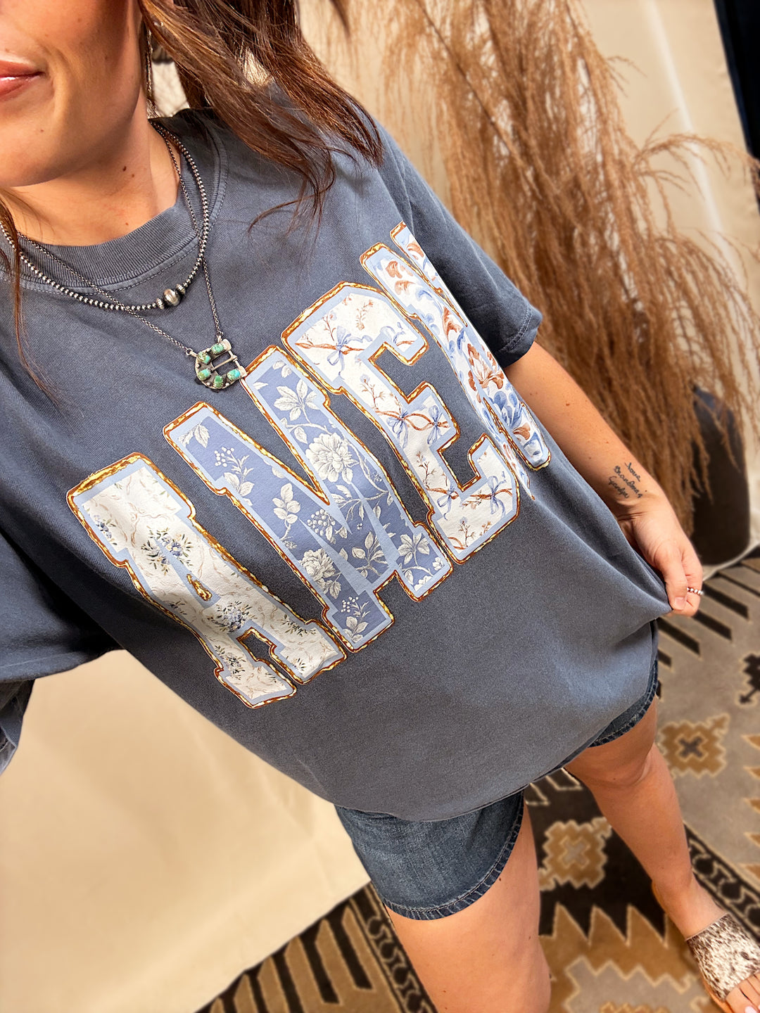 Amen Floral Tee