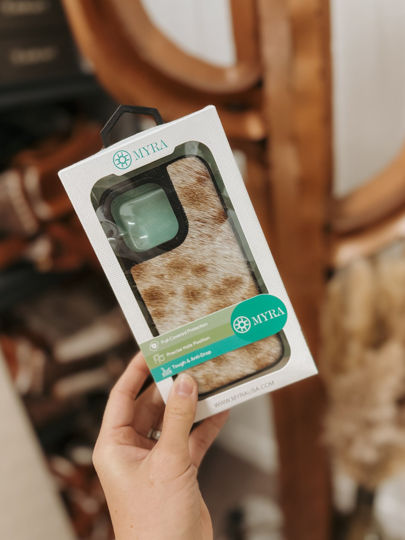 Cowhide iPhone Case Desert Down Cowhide iPhone Case Desert Down