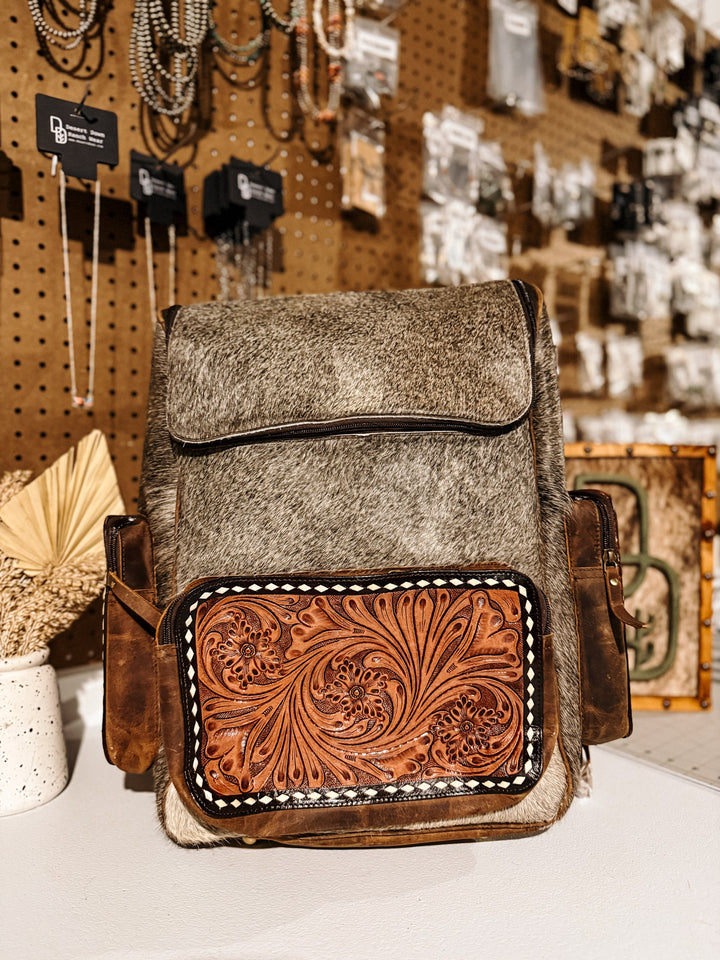 Evangeline Cowhide Backpack #24