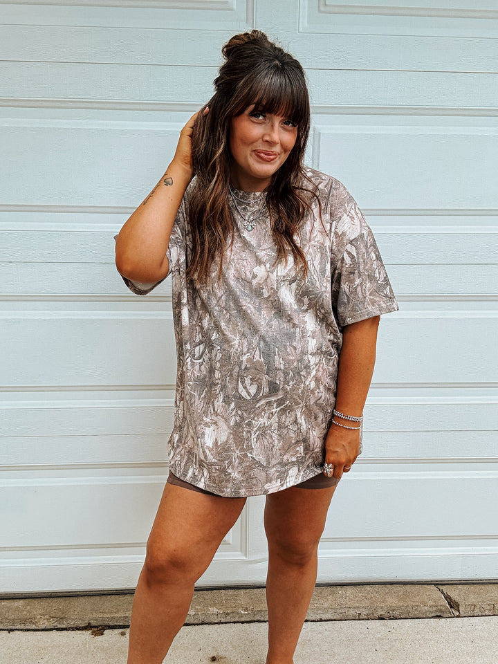 Oversized Camo Tee