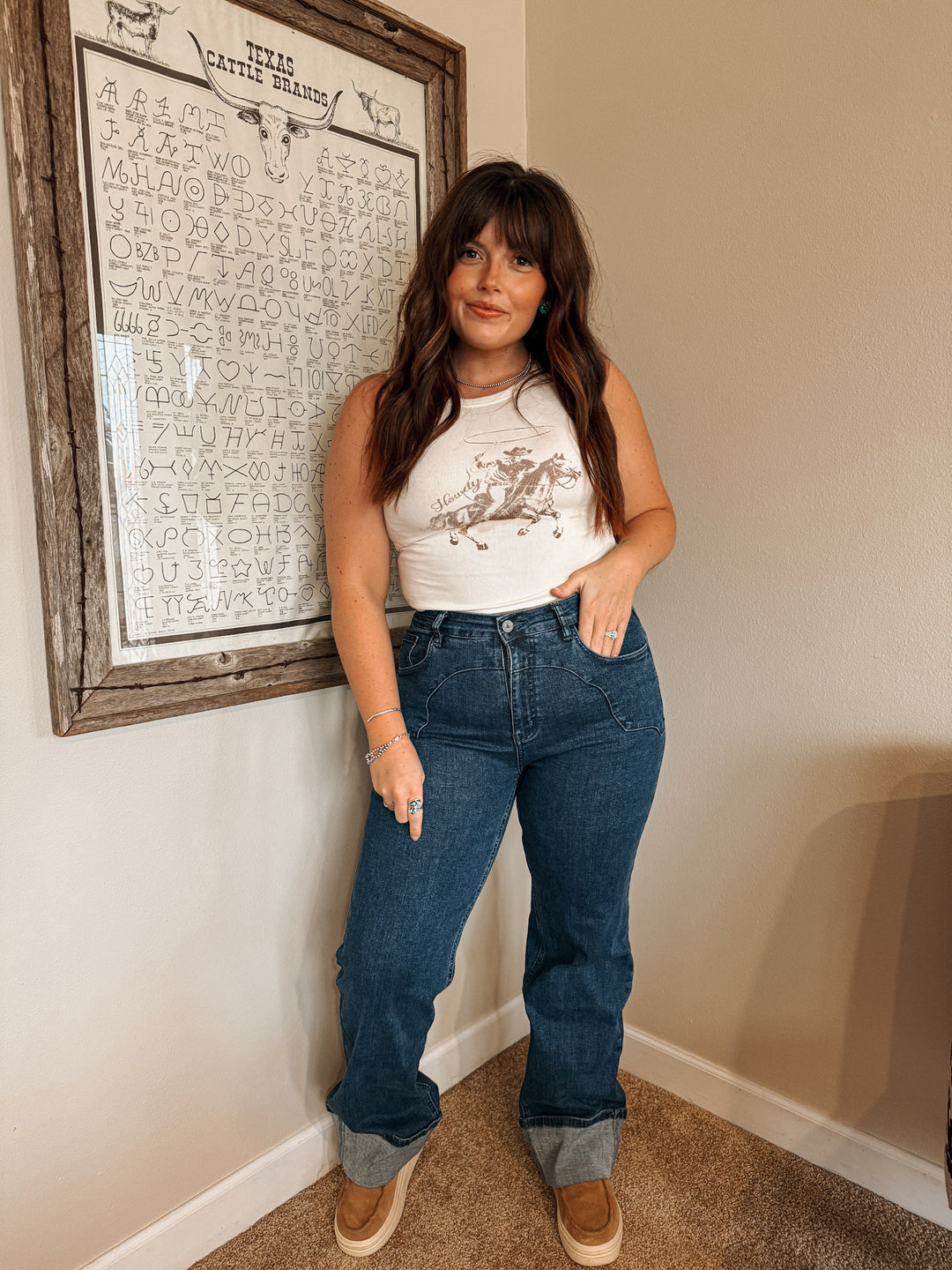 Yee Haw Cropped Tank