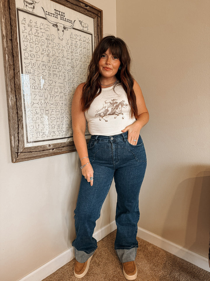 Yee Haw Cropped Tank