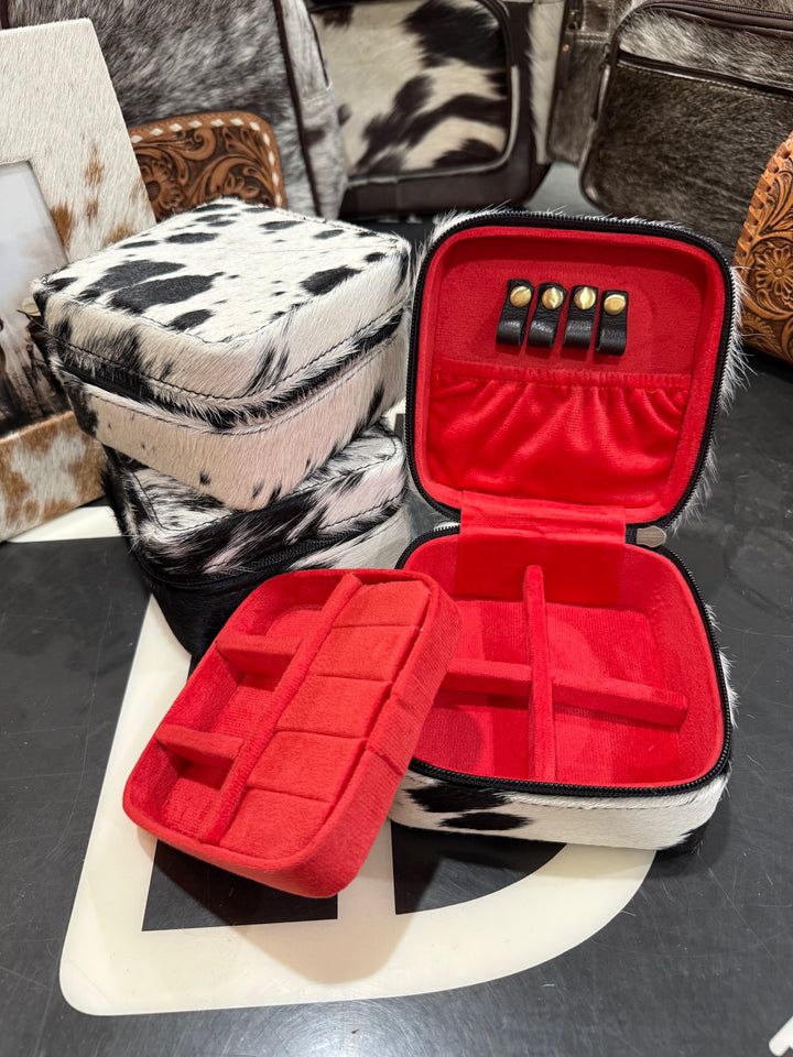 Cruella Cowhide Jewelry Box