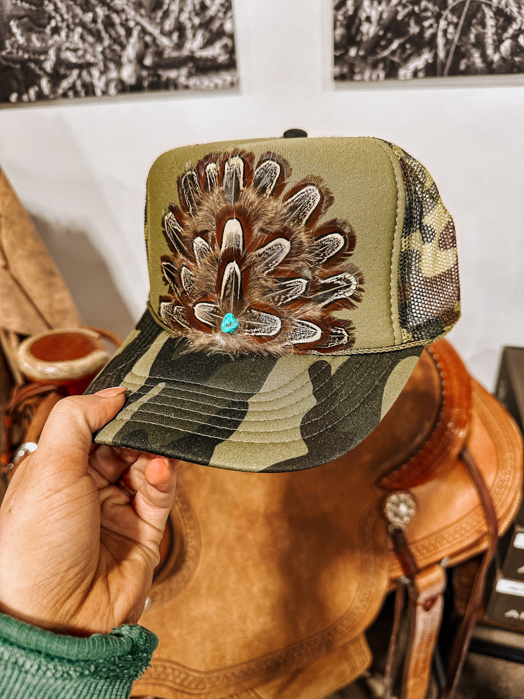 Mother Trucker Hat: Camo