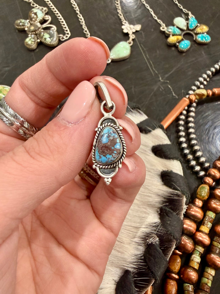 Turquoise Dainty Pendant #1