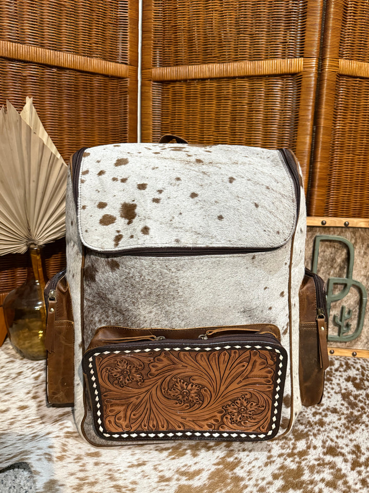 Evangeline Cowhide Backpack #65