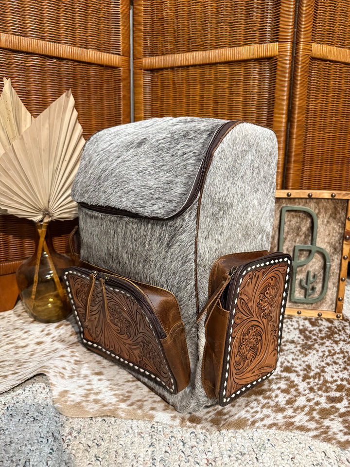 Evangeline Cowhide Backpack #72