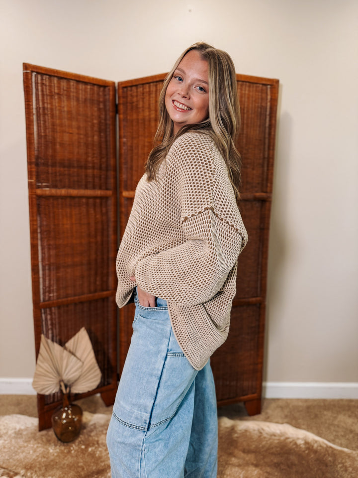 Warm Whiskey Oversized Sweater