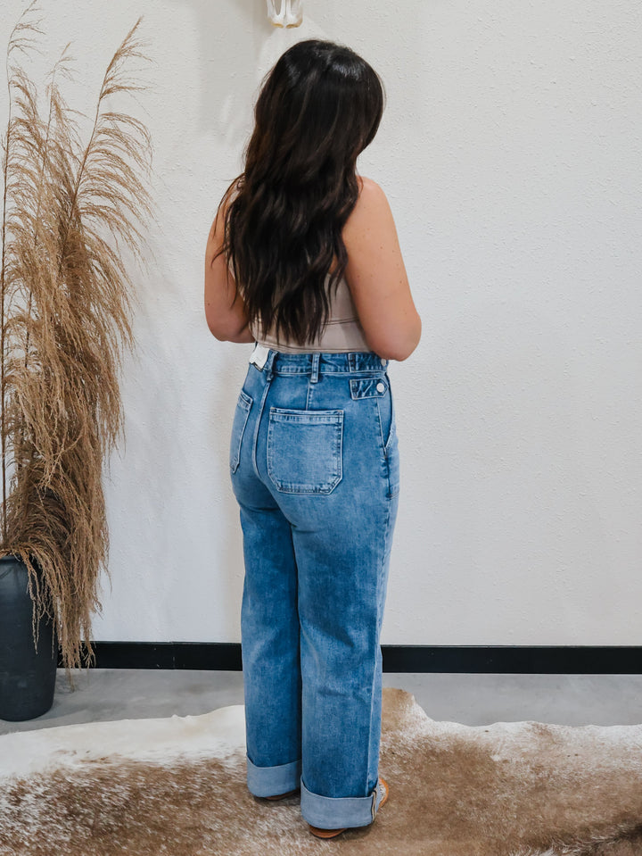 Kan Can: 90's Trouser Wide Leg Jean