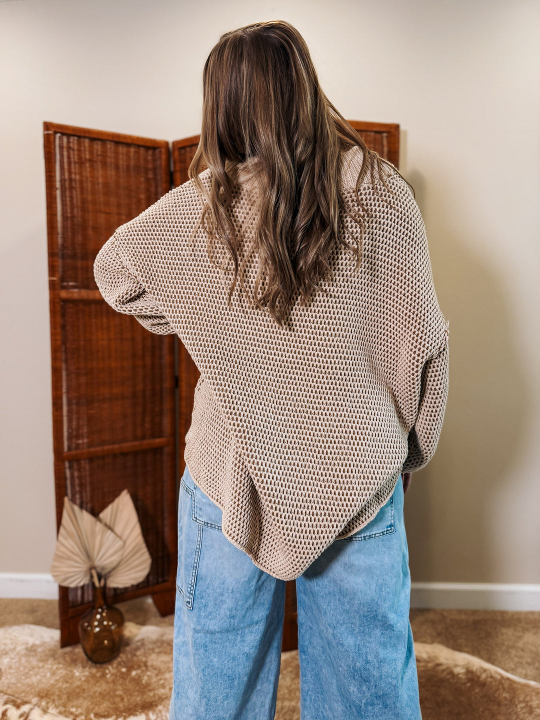 Warm Whiskey Oversized Sweater